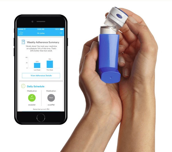 Smart Asthma Monitor, Tracks Inhaler Usage